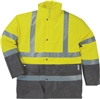 Parka fluo haute visibilité jaune gris 4 en 1 Multiview Panoply