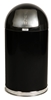 Poubelle Rubbermaid ronde Easy Push 45 L noir