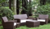 Salon de jardin resine tressee BALI