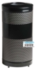 Poubelle Howard couvercle entonnoir 95 L noire