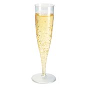Flutes a champagne jetables cristal injectes 13,5 cl colis 100