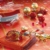 Acheter Rouleau toile de lin noel Volga rouge 1,20 x 10 m colis de 9