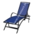 Acheter Bain de soleil aluminium textilène couleur bleu
