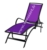 Acheter Bain de soleil aluminium textilène couleur parme