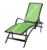 Acheter Bain de soleil aluminium textilène couleur vert anis