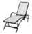 Acheter Bain de soleil aluminium textilène couleur blanc
