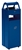 Acheter Cendrier corbeille extérieur 6 - 30 litres Bleu ashtray