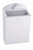 Acheter Poubelle murale Rossignol 50 L acier époxy blanche Aquarella