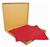Acheter Nappe papier 55 x 55 rouge colis de 500