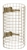 Acheter Entourage grille pour poubelle exterieure champagne