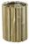 Acheter Poubelle bois exterieure Rossignol 20 L ronde murale