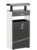 Acheter Cendrier exterieur corbeille Rossignol 12L  60L gris manganese