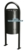 Acheter Corbeille pivotante gris manganèse 30 litres Rossignol