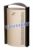 Acheter Poubelle exterieure Arkea grand volume murale beige 60 L sans cendrier