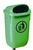 Acheter Poubelle exterieure murale Rossignol verte 50 L