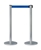 Acheter Barriere extensible colonne aluminium ruban bleu
