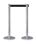 Acheter Barriere extensible colonne aluminium ruban noir