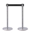 Acheter Barriere extensible colonne inox ruban noir