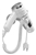 Acheter Seche cheveux mural Clipper chrome 1600 W prise rasoir