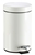 Acheter Poubelle a pedale 3 litres acier blanc