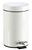 Acheter Poubelle a pedale 5 litres acier epoxy blanc