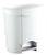 Acheter Poubelle a pedale 3 litres plastique blanche