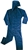 Acheter Combinaison de pluie DeltaPlus 400 polyester enduit PVC bleu marine