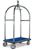 Acheter Chariot d'etage chrome tapis bleu