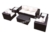 Acheter Canapé resine tressee Kaiman croco chocolat