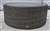 Acheter Table basse resine tressee ronde rotative Cyclade DUO havane