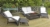 Acheter Salon de jardin resine tressée Mumbai noir offre pack