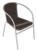 Acheter Fauteuil aluminium resine tressee chocolat