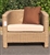 Acheter Fauteuil résine tressée Samoa structure aluminium