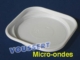 Acheter Assiette jetable plate forte micro onde 130x130 paquet de 125