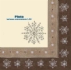 Acheter Serviette Dunilin non tisse Cristal chocolat 40 x 40 cm colis de 600