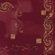 Acheter Serviette Dunilin non tisse Vienna bordeaux 40 x 40 cm colis de 600