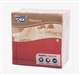 Acheter Serviette papier Tork gauffree rouge liseré graphique 40x40