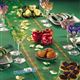 Acheter Nappe papier Noèl Toile de lin Volga Vert Rouleau de 1,20 x 25 m
