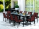 Acheter Fauteuil de jardin noir en aluminium et assise chocolat en textilène