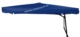 Acheter Parasol en acier epoxy noir carre toile bleue en polyester 160g/m2