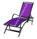 Acheter Bain de soleil aluminium textilène couleur parme