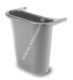 Acheter Bac Rubbermaid de separation poubelle tris selectif 4,5 Litres gris