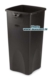 Acheter Conteneur Rubbermaid tri selectif carr» noir 87 Litres