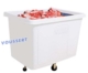 Acheter Chariot cubique Rubbermaid 300 litres 181 kg blanc