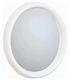 Acheter Miroir salle de bain rond plastique blanc