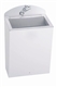 Acheter Poubelle murale Rossignol 50 L acier époxy blanche Aquarella