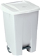 Acheter Poubelle cuisine mobile a pedale 80 L blanc
