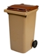 Acheter Conteneur à déchet 140 litres beige marron