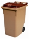 Acheter Conteneur à déchets 340 litres beige marron