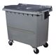 Acheter Conteneur à déchets 770 Litres  4 roues CV gris barre ventrale
